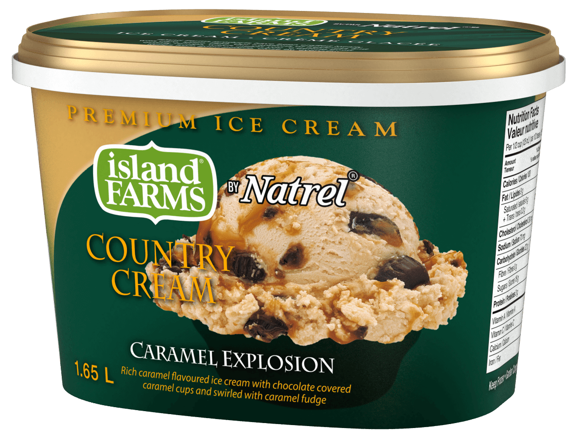 Country Cream Caramel Explosion Ice Cream Island Farms