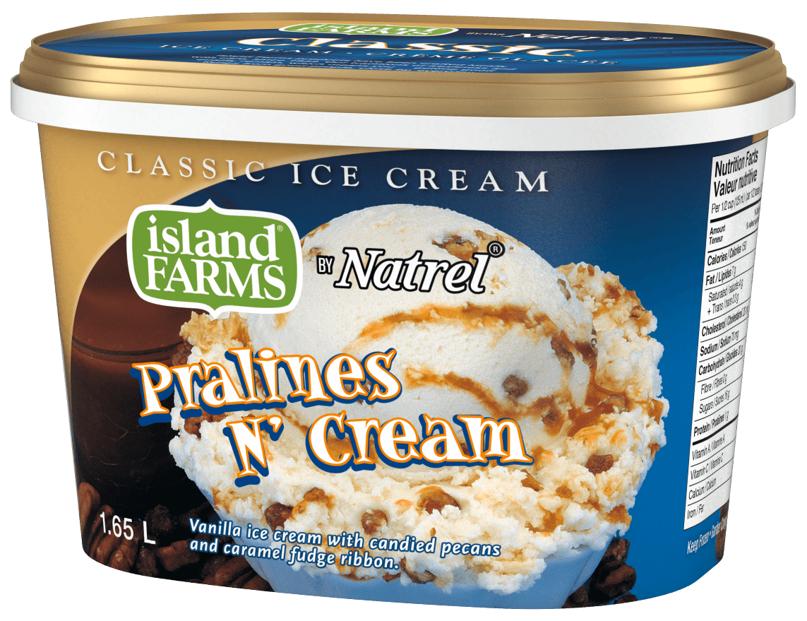 Classic Pralines N Cream Ice Cream Island Farms
