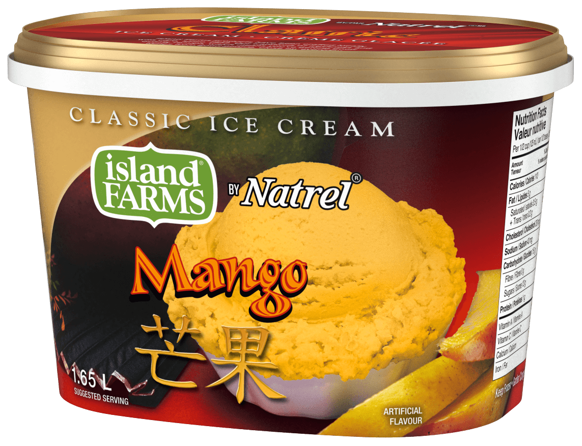 Classic Mango Ice Cream Island Farms