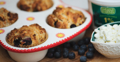 Berry And Cottage Cheese Muffins Island Farms