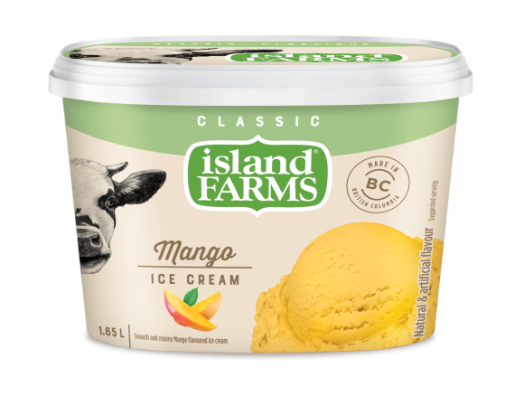 Island Farms Classic Mango Ice Cream