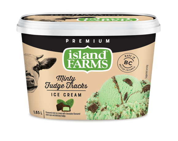 Island Farms Denali Mint Moose Tracks Ice Cream