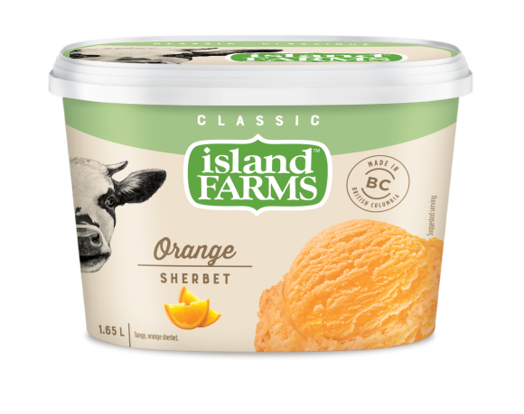 Island Farms Orange Sherbet