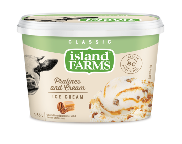 Island Farms Classic Pralines N Cream Ice Cream