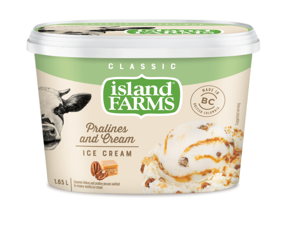 Island Farms Classic Pralines N Cream Ice Cream