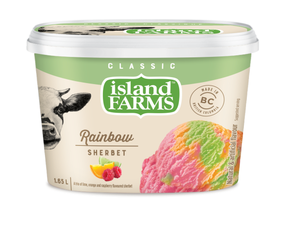Island Farms Rainbow Sherbet