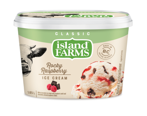 Island Farms Classic Rocky Raspberry Ice Cream