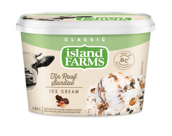 Island Farms Classic Tin Roof Sundae Ice Cream