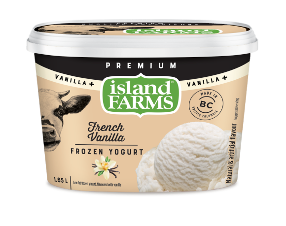 Island Farms Vanilla Plus French Vanilla Frozen Yoghurt