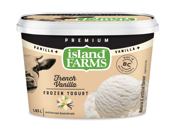 Island Farms Vanilla Plus French Vanilla Frozen Yoghurt