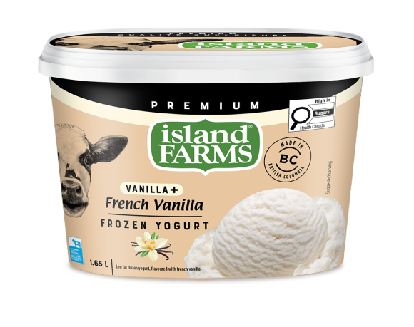 Island Farms Vanilla Plus French Vanilla Frozen Yogurt