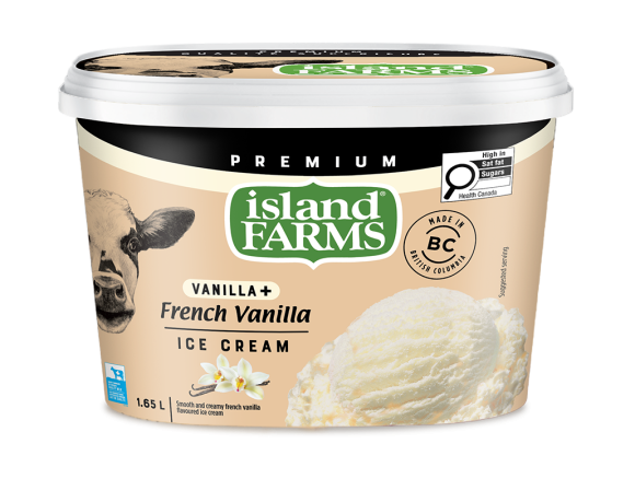 Island Farms Vanilla Plus French Vanilla Ice Cream