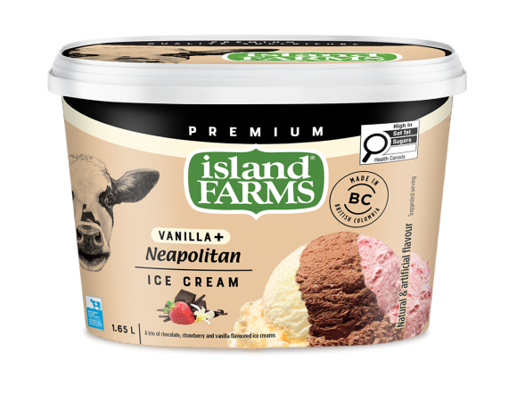 Island Farms Vanilla Plus Neapolitan Ice Cream