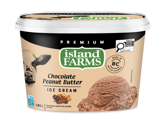 Island Farms Premium Chocolate Peanut Butter Ice Cream
