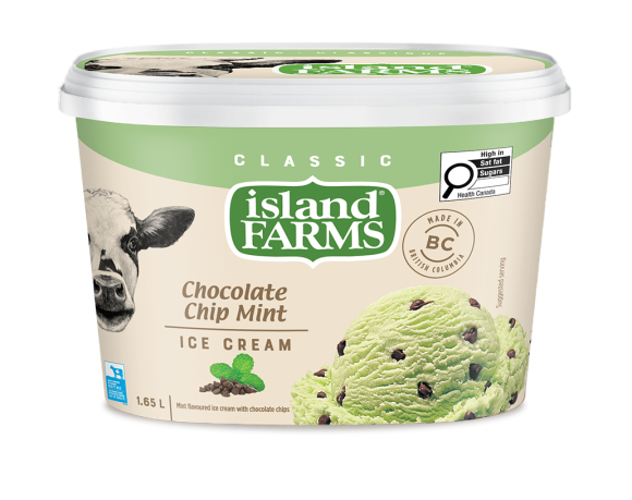 Island Farms Classic Chocolate Chip Mint Ice Cream