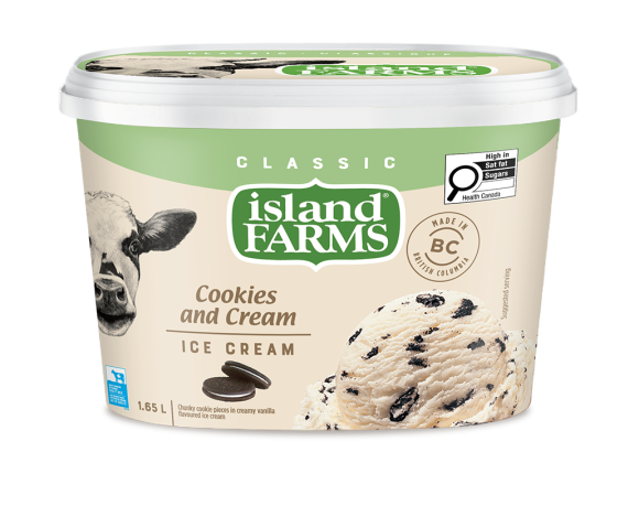 Island Farms Classic Cookies & Cream Ice Cream