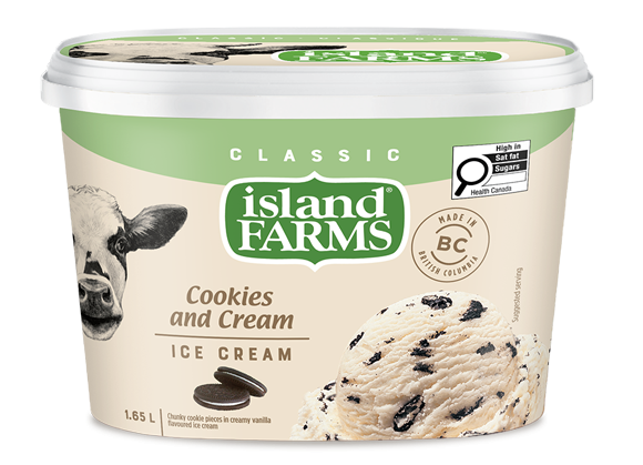 Island Farms Classic Cookies & Cream Ice Cream