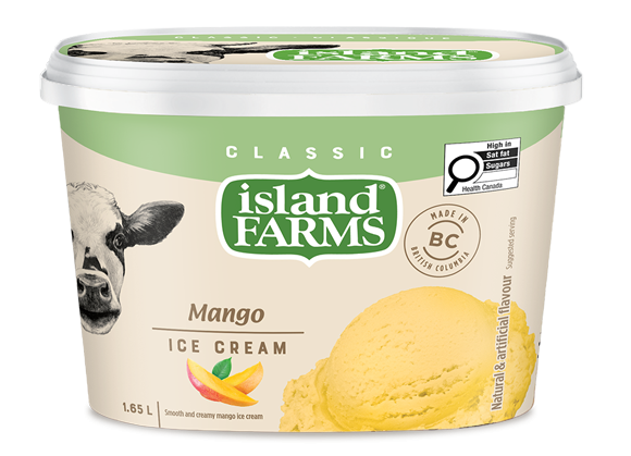 Island Farms Classic Mango Ice Cream
