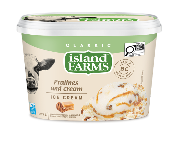 Island Farms Classic Pralines N Cream Ice Cream