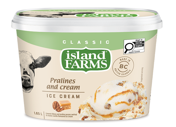 Island Farms Classic Pralines N Cream Ice Cream