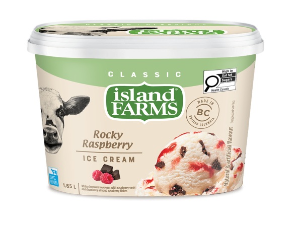 Island Farms Classic Rocky Raspberry Ice Cream