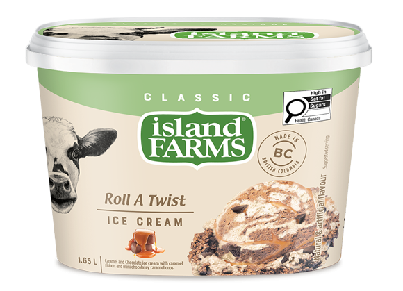 Island Farms Classic Roll-A-Twist Ice Cream