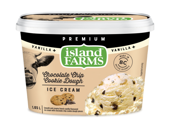 Island Farms Vanilla Plus Chocolatey Chip Cookie Dough Ice Cream