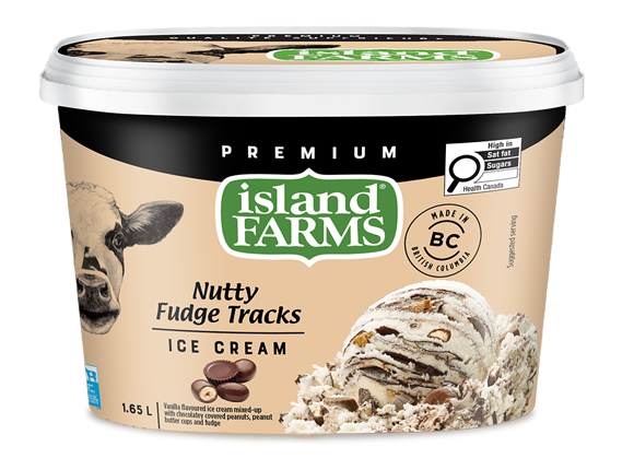 Island Farms Nutty Moose Tracks Ice Cream