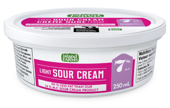 Island Farms 7% Light Sour Cream