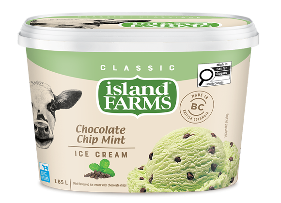 Island Farms Classic Chocolate Chip Mint Ice Cream