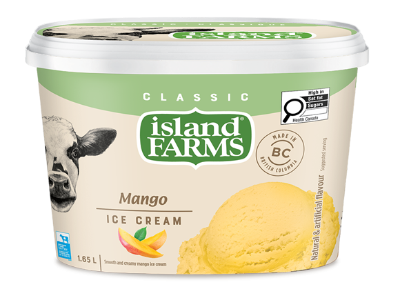 Island Farms Classic Mango Ice Cream