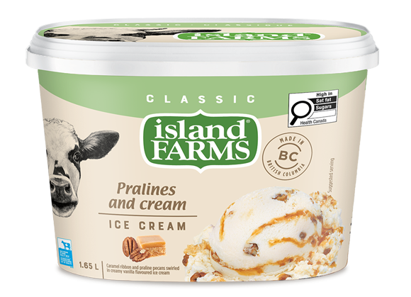 Island Farms Classic Pralines N Cream Ice Cream