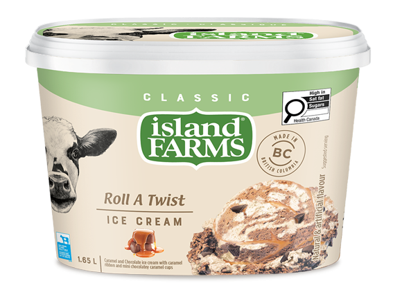 Island Farms Classic Roll-A-Twist Ice Cream