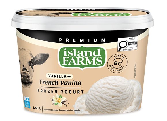 Island Farms Vanilla Plus French Vanilla Frozen Yogurt