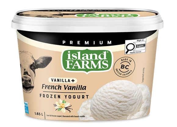 Island Farms Vanilla Plus French Vanilla Frozen Yogurt