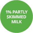 Island Farms 1% Partly Skimmed Milk Badge