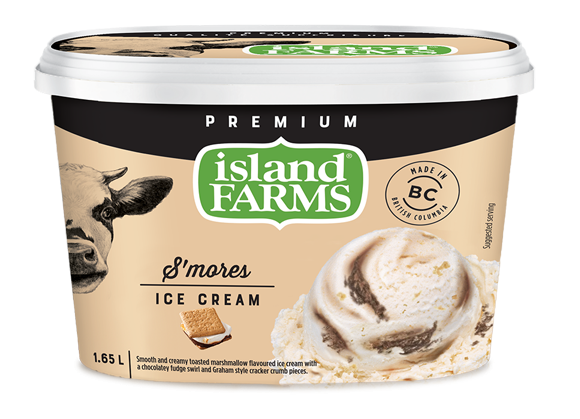 Island Farms ice cream S'mores