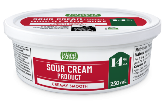 Island Farms 14% Regular Sour Cream