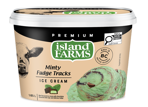 Island Farms Minty Moose Tracks Ice Cream