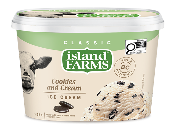 Island Farms Classic Cookies & Cream Ice Cream