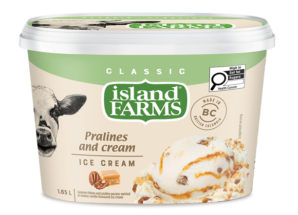 Island Farms Classic Pralines N Cream Ice Cream
