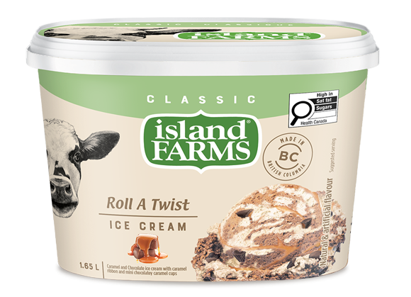 Island Farms Classic Roll-A-Twist Ice Cream