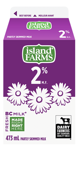 Island Farms 2% Milk Carton 473mL