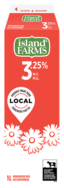 Island Farms 3.25% Milk Carton 1L
