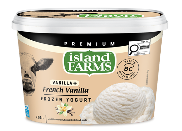 Island Farms Vanilla Plus French Vanilla Frozen Yogurt