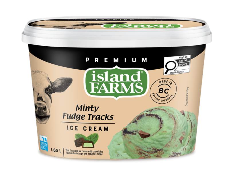 Island Farms Minty Moose Tracks Ice Cream