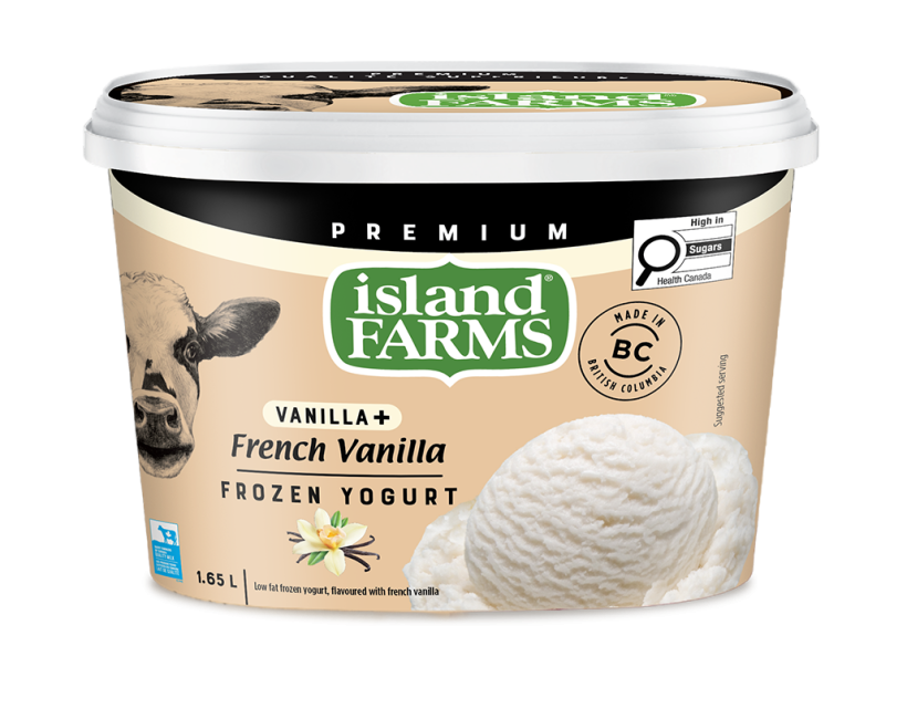 Island Farms Vanilla Plus French Vanilla Frozen Yogurt