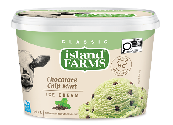 Island Farms Classic Mint Chocolate Chip Ice Cream