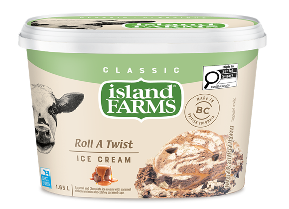 Island Farms Classic Roll-A-Twist Ice Cream