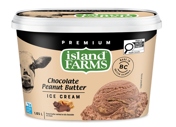 Island Farms Premium Chocolate Peanut Butter Ice Cream